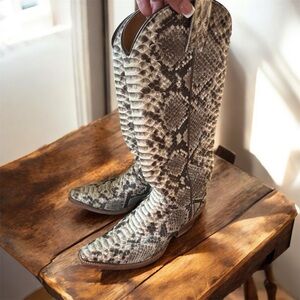 Snakeskin Cowboy Boots